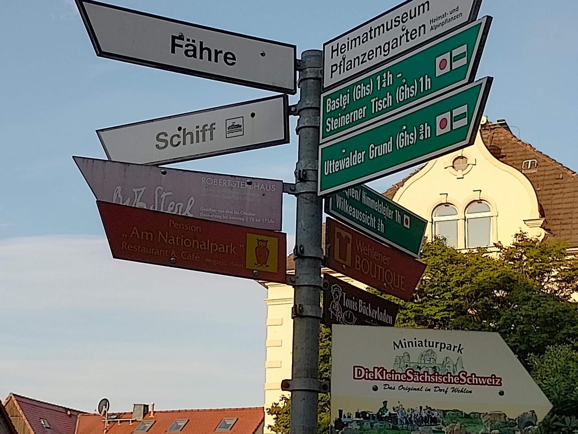 Bed And Breakfast Wehlen Stadt Wehlen Kültér fotó